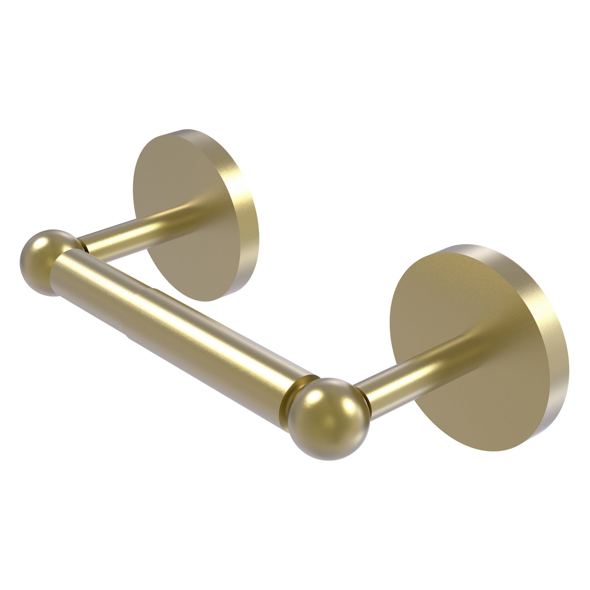 Allied Brass Skyline 8" x 5" Satin Brass Solid Brass Two-Post Toilet Tissue Holder