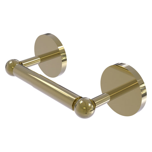 Allied Brass Skyline 8" x 5" Unlacquered Brass Solid Brass Two-Post Toilet Tissue Holder