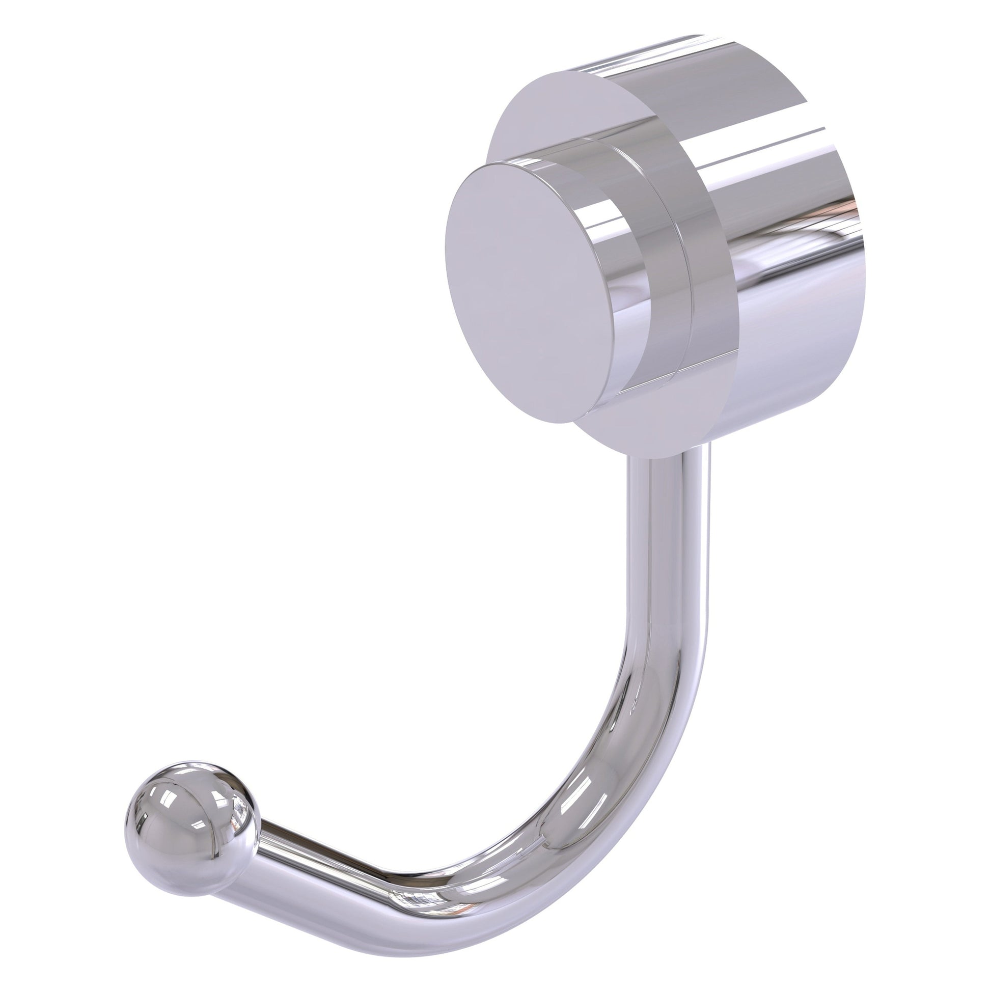 Allied Brass Venus 1.5" x 2.83" Polished Chrome Solid Brass Robe Hook
