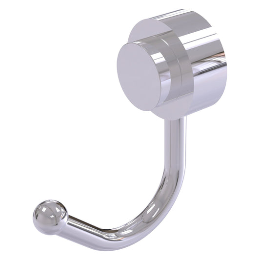 Allied Brass Venus 1.5" x 2.83" Polished Chrome Solid Brass Robe Hook