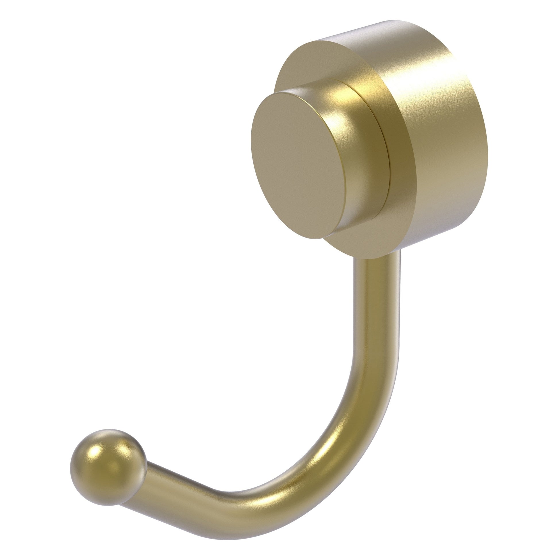 Allied Brass Venus 1.5" x 2.83" Satin Brass Solid Brass Robe Hook