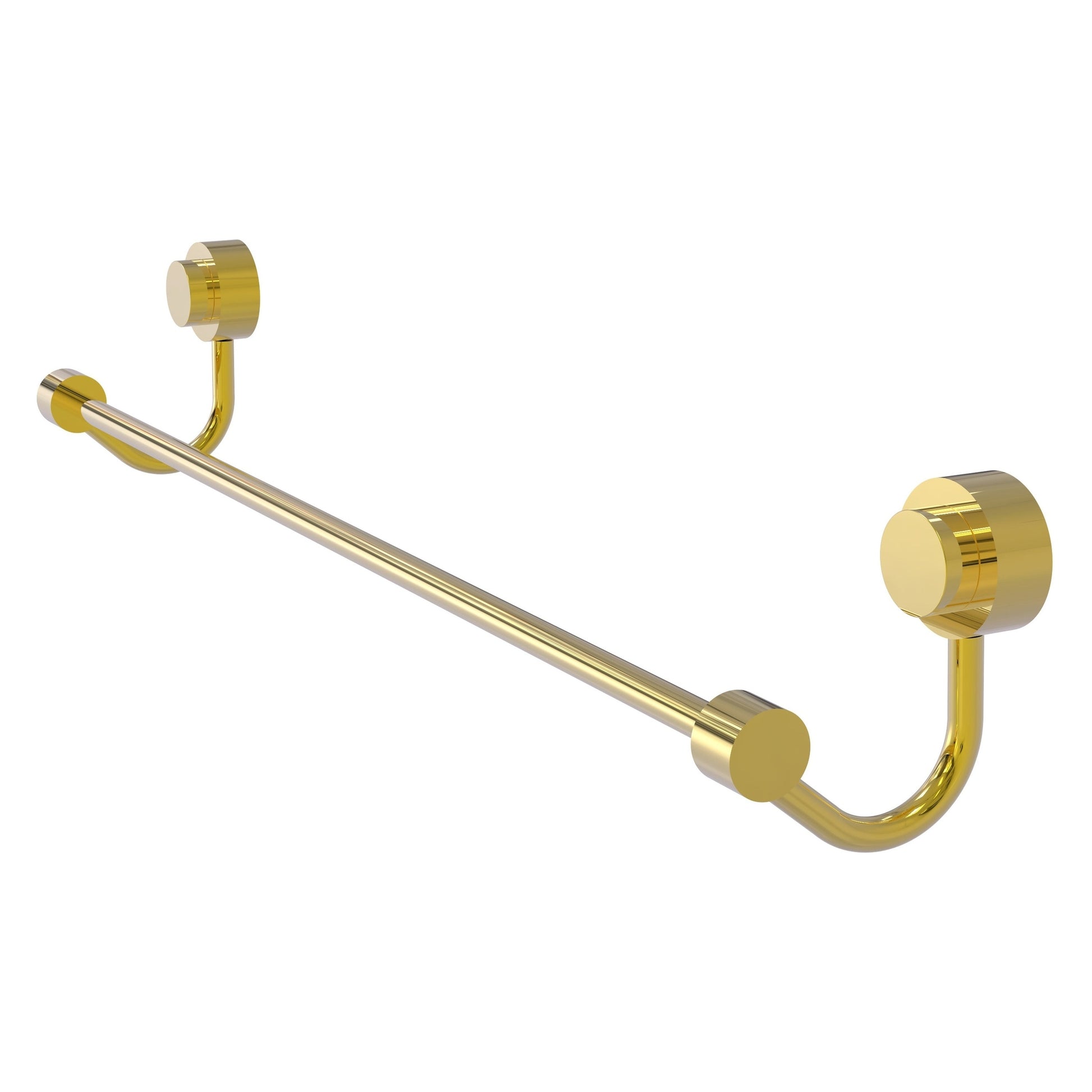 Allied Brass Venus 30" x 31" Polished Brass Solid Brass Towel Bar