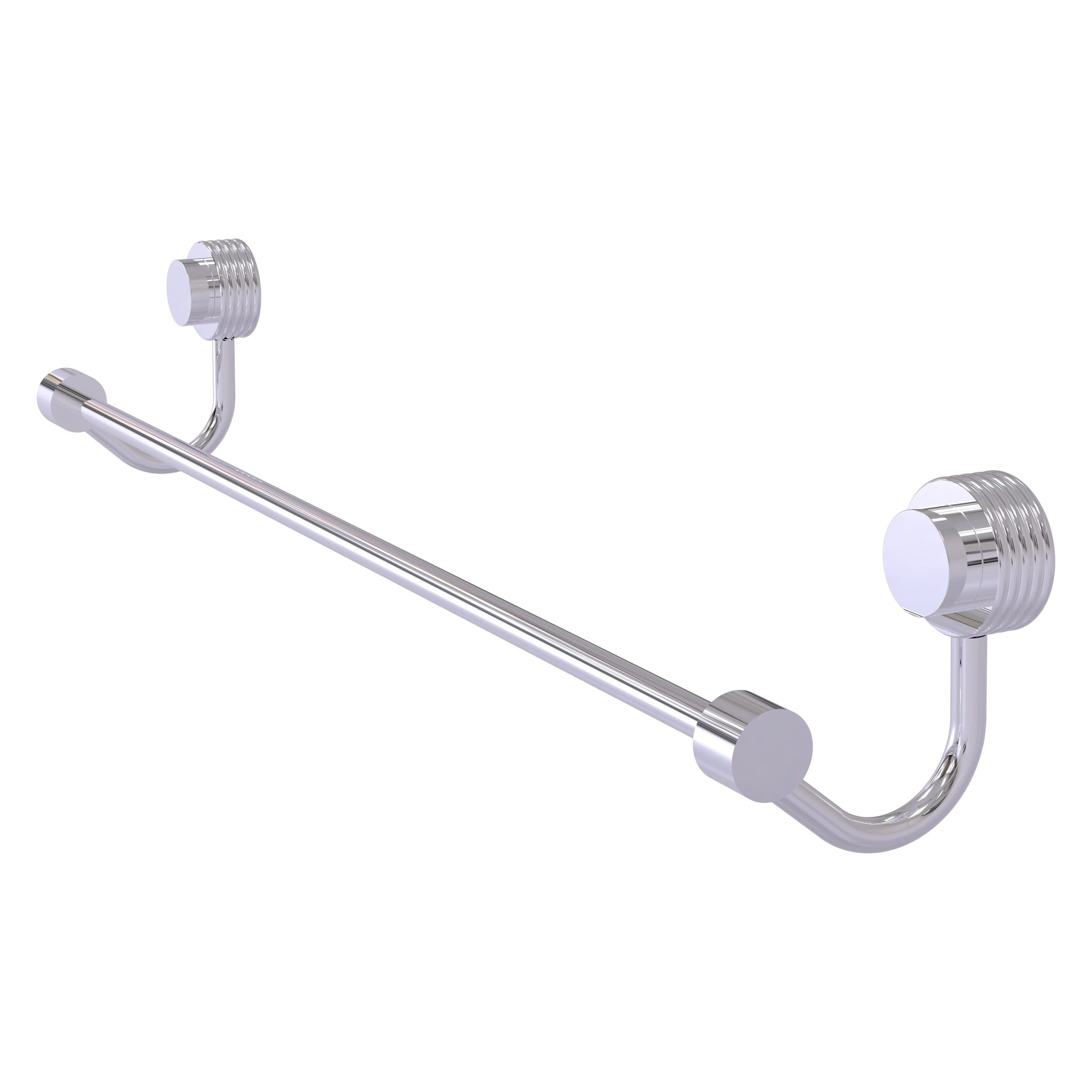 Allied Brass Venus 18" x 19" Towel Bar With Grooved Accent - Thumbnail 5