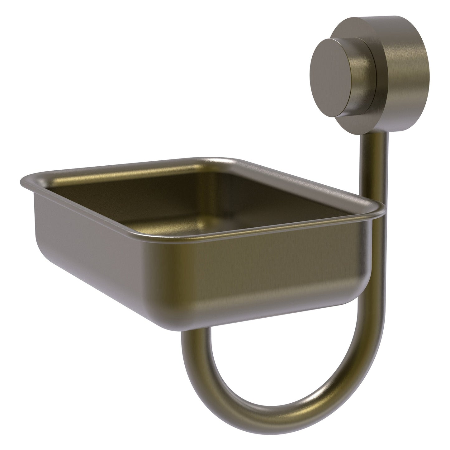 Allied Brass Venus 5" Antique Brass Solid Brass Wall-Mounted Soap Dish