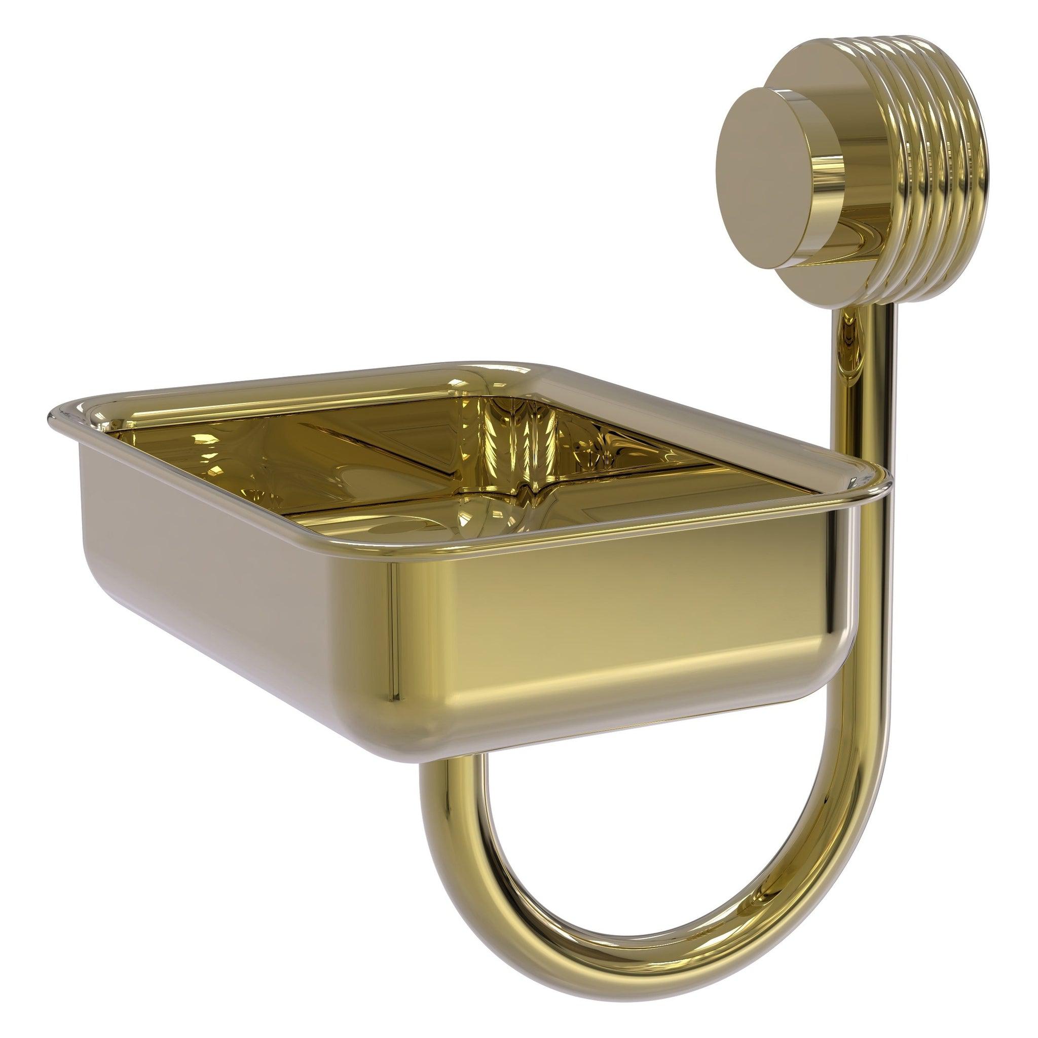 Allied Brass Venus 5" Unlacquered Brass Solid Brass Wall-Mounted Soap Dish