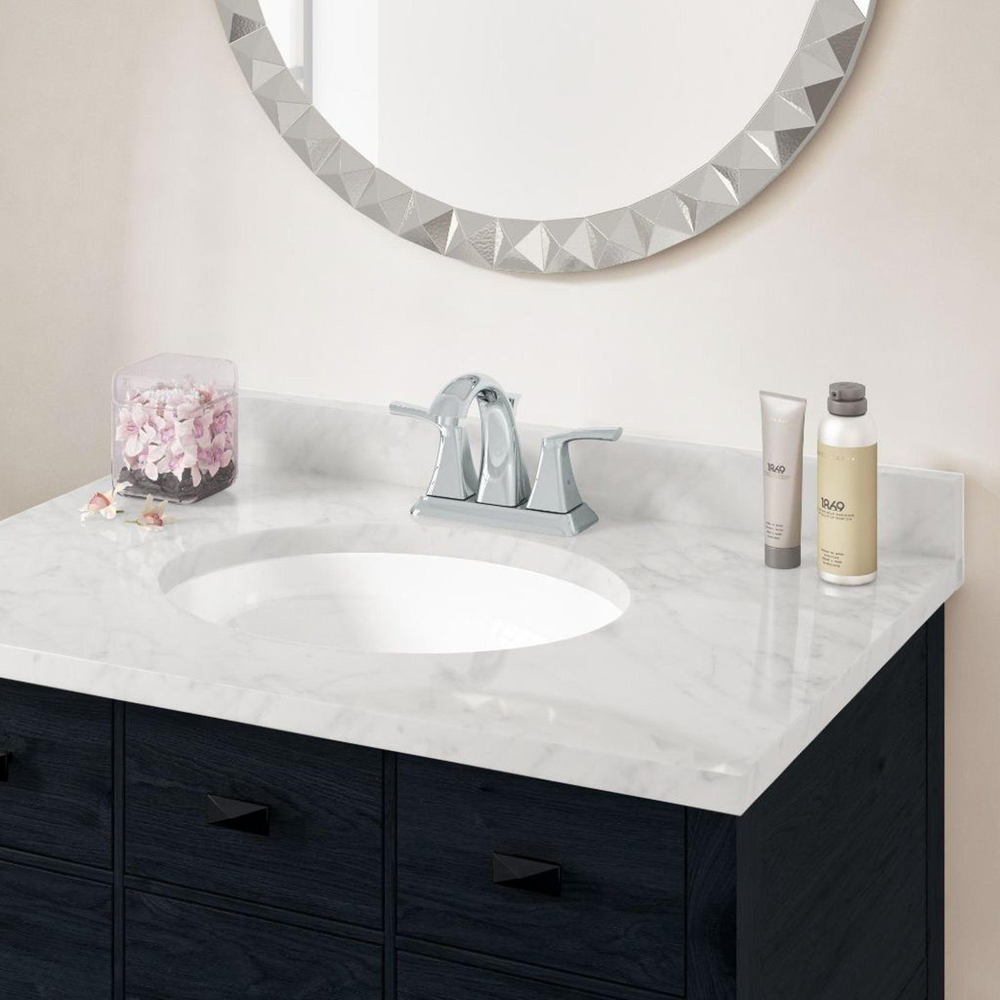 Allora USA 17.375" X 14.375" Vitreous China White Oval Porcelain Undermount Sink With Overflow