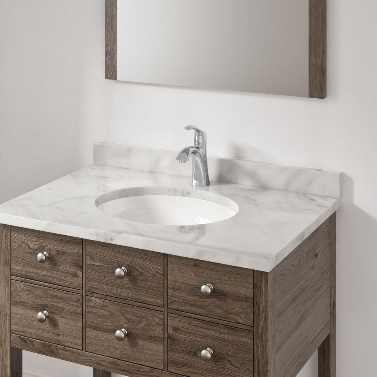 Allora USA 18.5" X 15.125" Vitreous China White Oval Porcelain Undermount Sink with Overflow