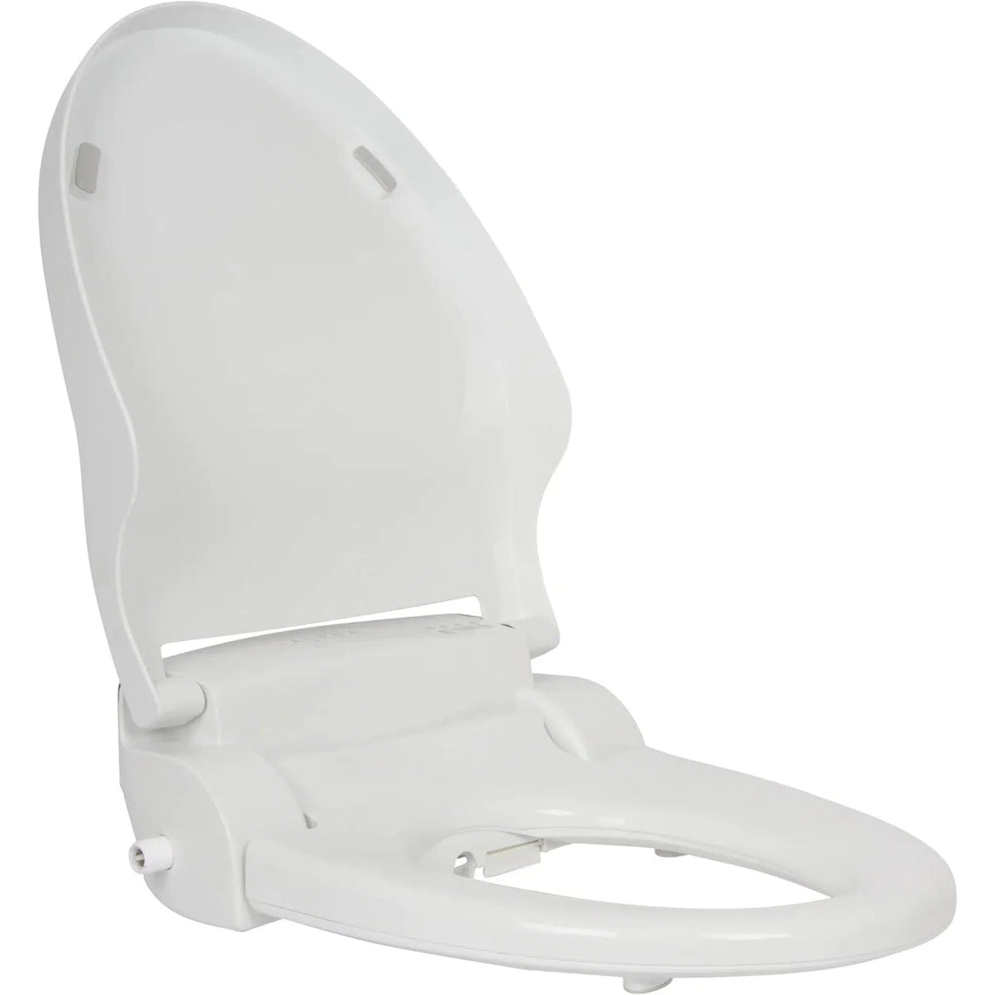 Alpha Bidet JX White Elongated Round Bidet Toilet Seat