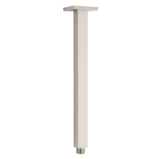 Aluids 15″ Ceiling Shower Arm Square – Brushed Nickel