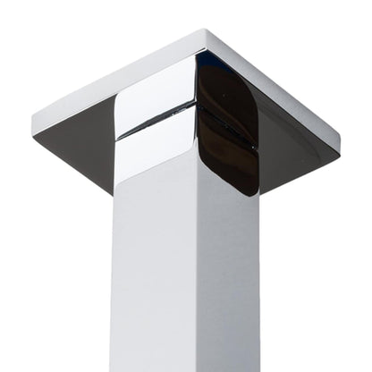 Aluids 18″ Ceiling Shower Arm Square – Polished Chrome