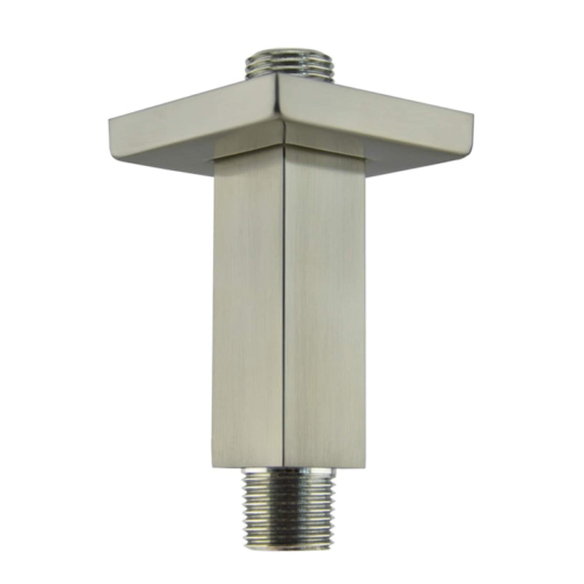 Aluids 3″ Ceiling Shower Arm Square – Brushed Nickel