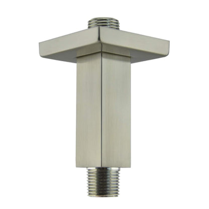 Aluids 3″ Ceiling Shower Arm Square – Brushed Nickel