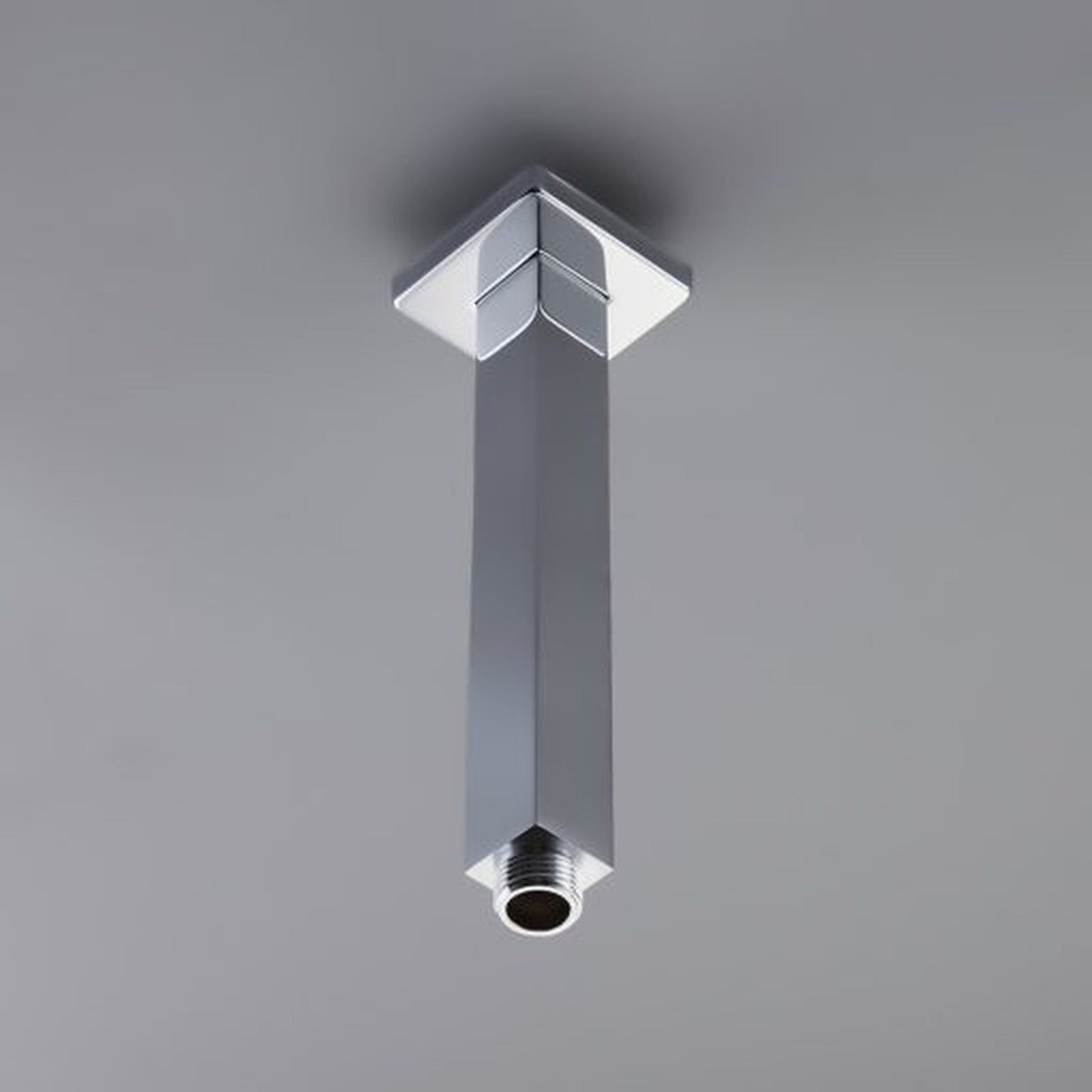 Aluids 5" Ceiling Shower Arm Square - Polished Chrome