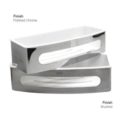 Aluids Wall Mount Straight with White Insert Shower Basket