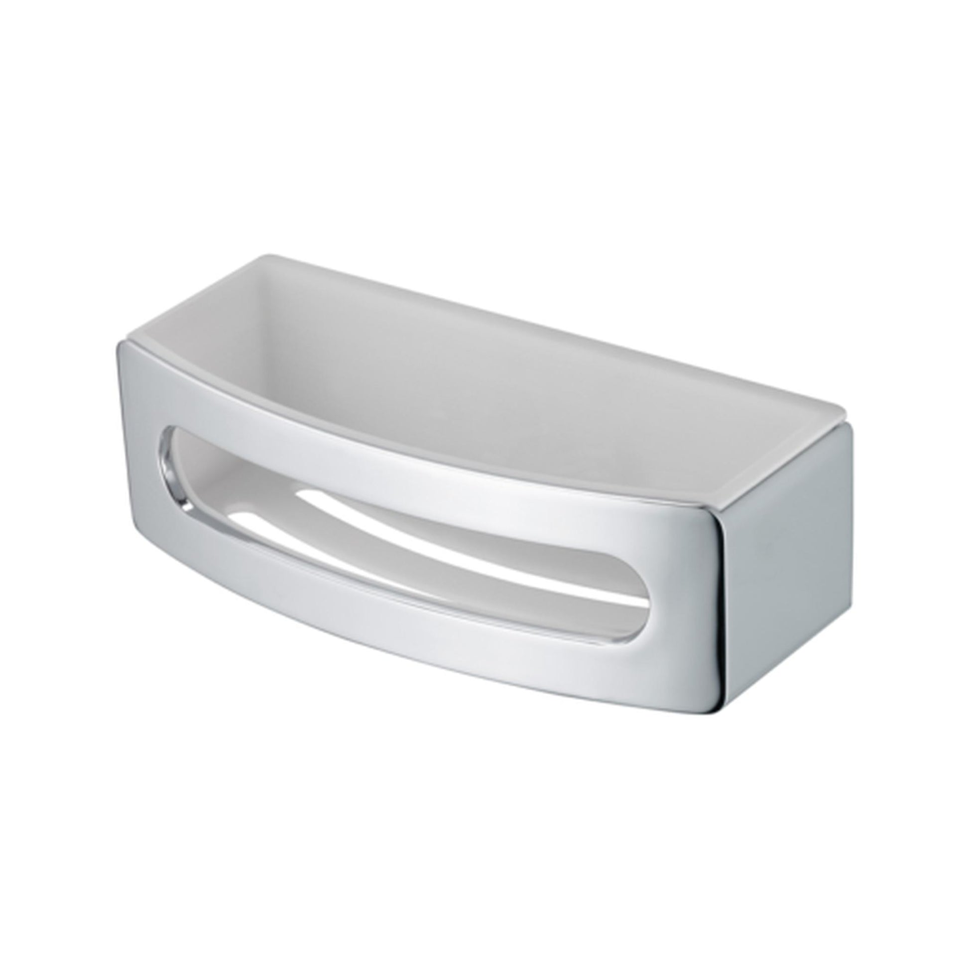 Aluids Wall Mount Straight with White Insert Shower Basket