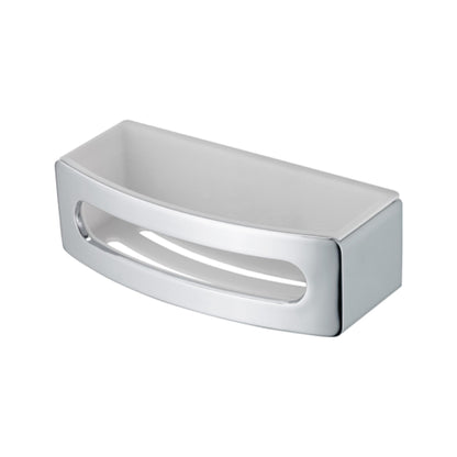 Aluids Wall Mount Straight with White Insert Shower Basket