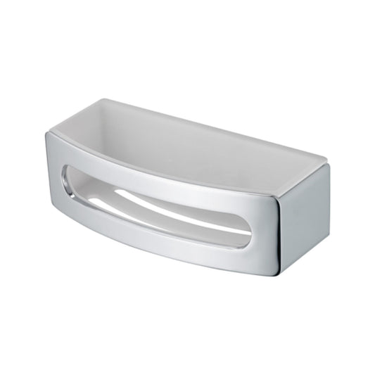 Aluids Wall Mount Straight with White Insert Shower Basket