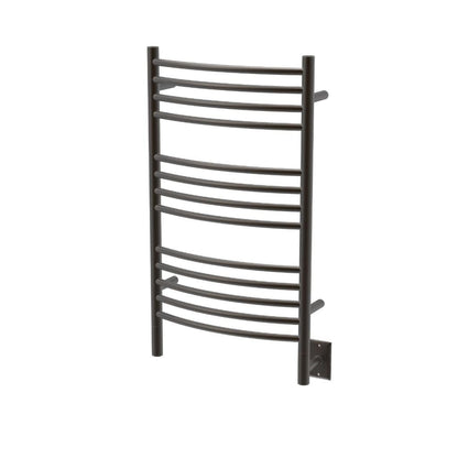 Amba Jeeves C Curved 13-Bar Oil Rubbed Bronze Finish Hardwired Towel Warmer