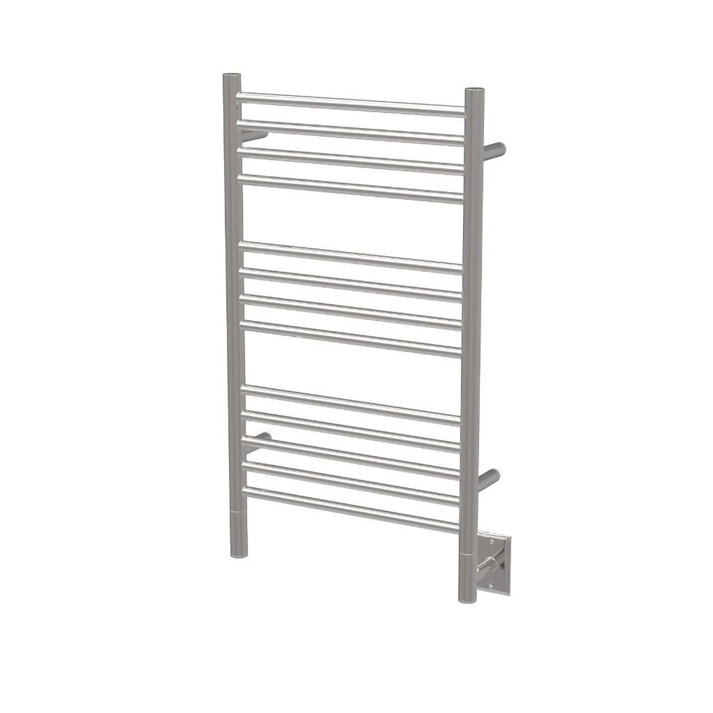 Amba Jeeves C Straight 13-Bar Polished Stainless Steel Finish Hardwired Towel Warmer