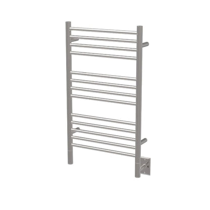 Amba Jeeves C Straight 13-Bar Polished Stainless Steel Finish Hardwired Towel Warmer