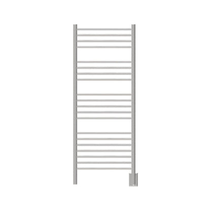 Amba Jeeves D Straight 20-Bar Brushed Stainless Steel Finish Hardwired Towel Warmer