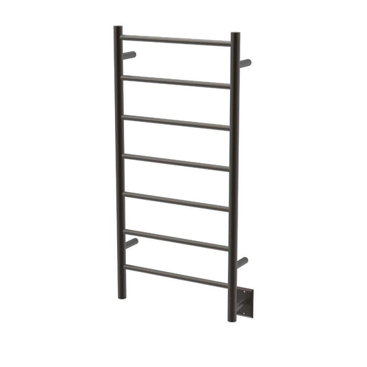 Amba Jeeves F Straight 7-Bar Oil Rubbed Bronze Finish Hardwired Drying Rack