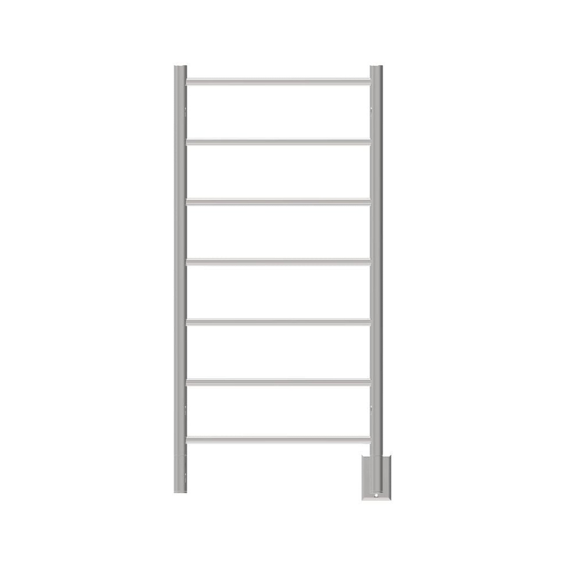 Amba Jeeves F Straight 7-Bar Polished Stainless Steel Hardwired Drying Rack
