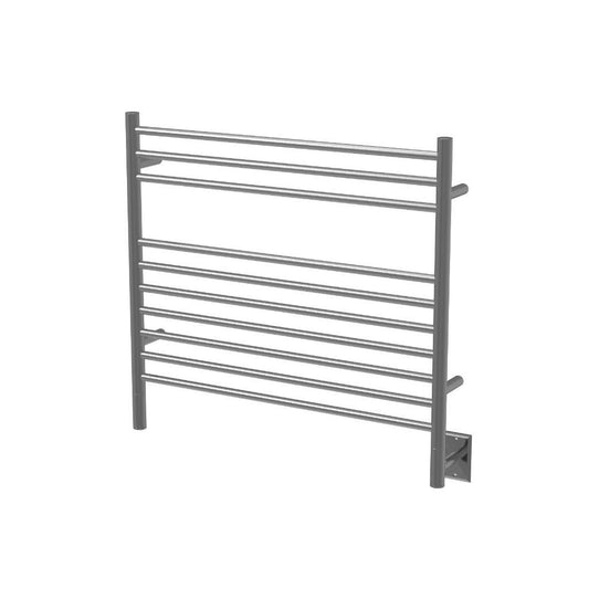 Amba Jeeves K Straight 10-Bar Brushed Stainless Steel Hardwired Towel Warmer