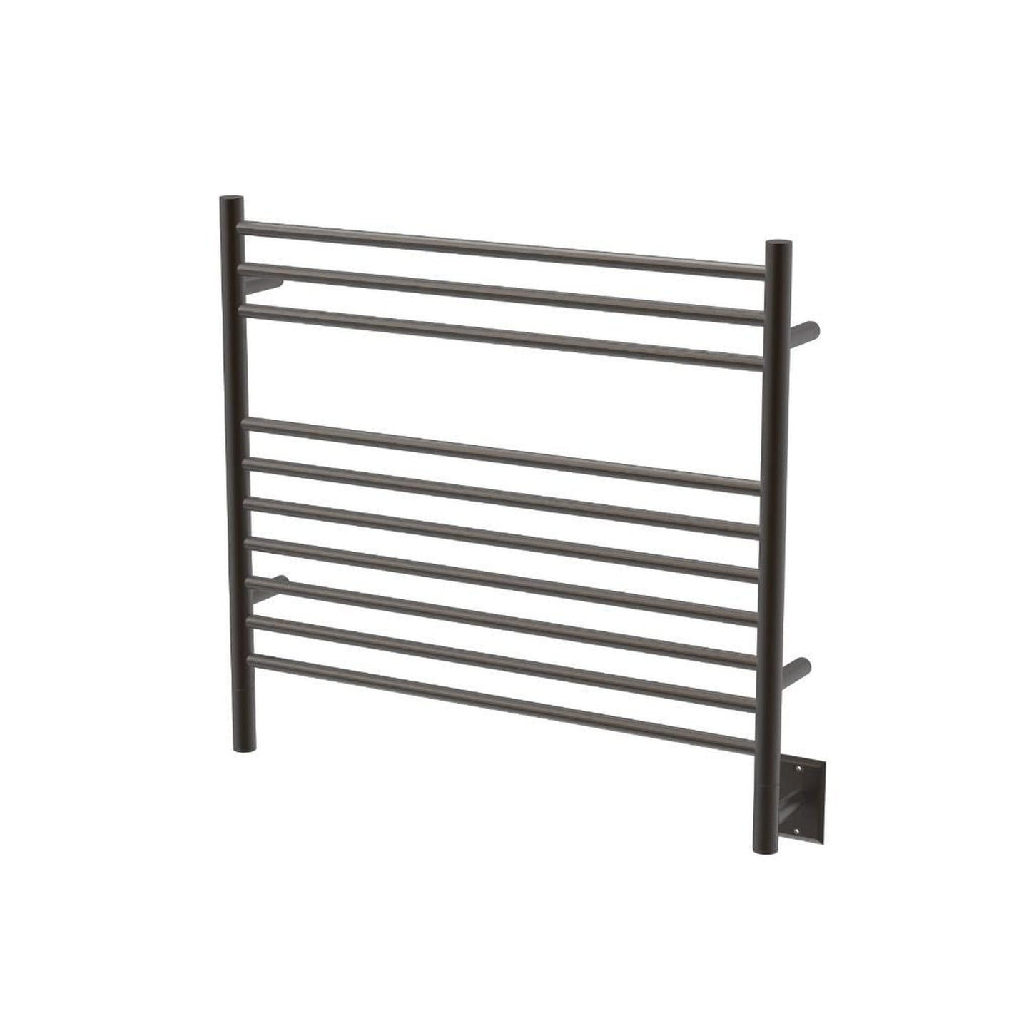 Amba Jeeves K Straight 10-Bar Oil Rubbed Bronze Hardwired Towel Warmer