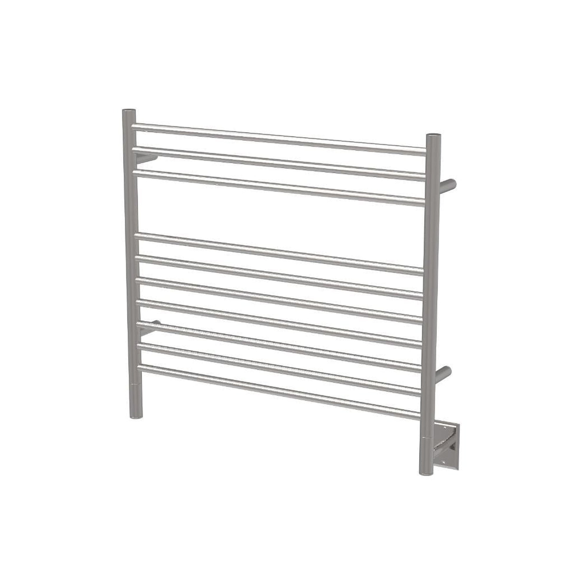 Amba Jeeves K Straight 10-Bar Polished Stainless Steel Hardwired Towel Warmer