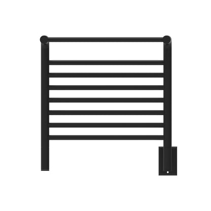 Amba Jeeves M Shelf 11-Bar Matte Black Hardwired Towel Warmer