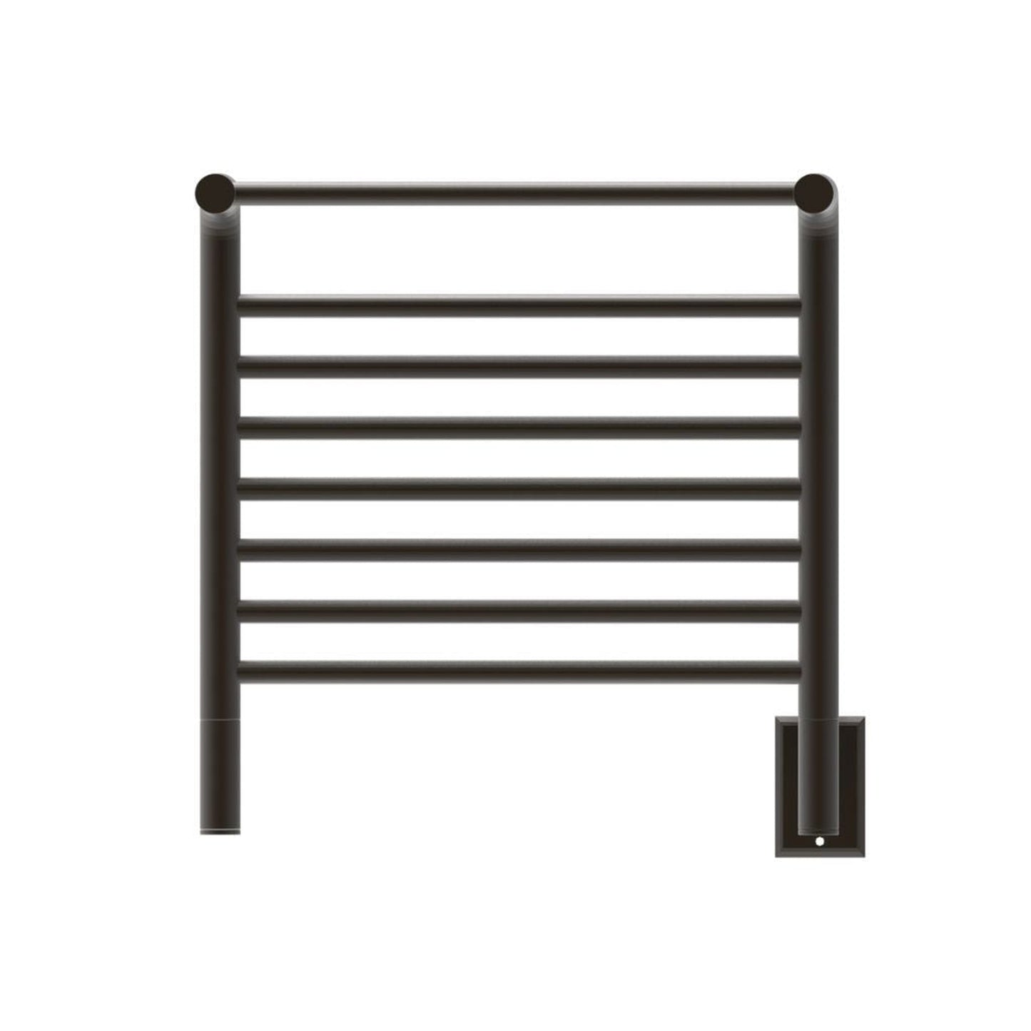 Amba Jeeves M Shelf 11-Bar Oil Rubbed Bronze Hardwired Towel Warmer