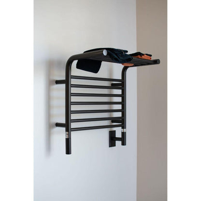 Amba Jeeves M Shelf 11-Bar Oil Rubbed Bronze Hardwired Towel Warmer