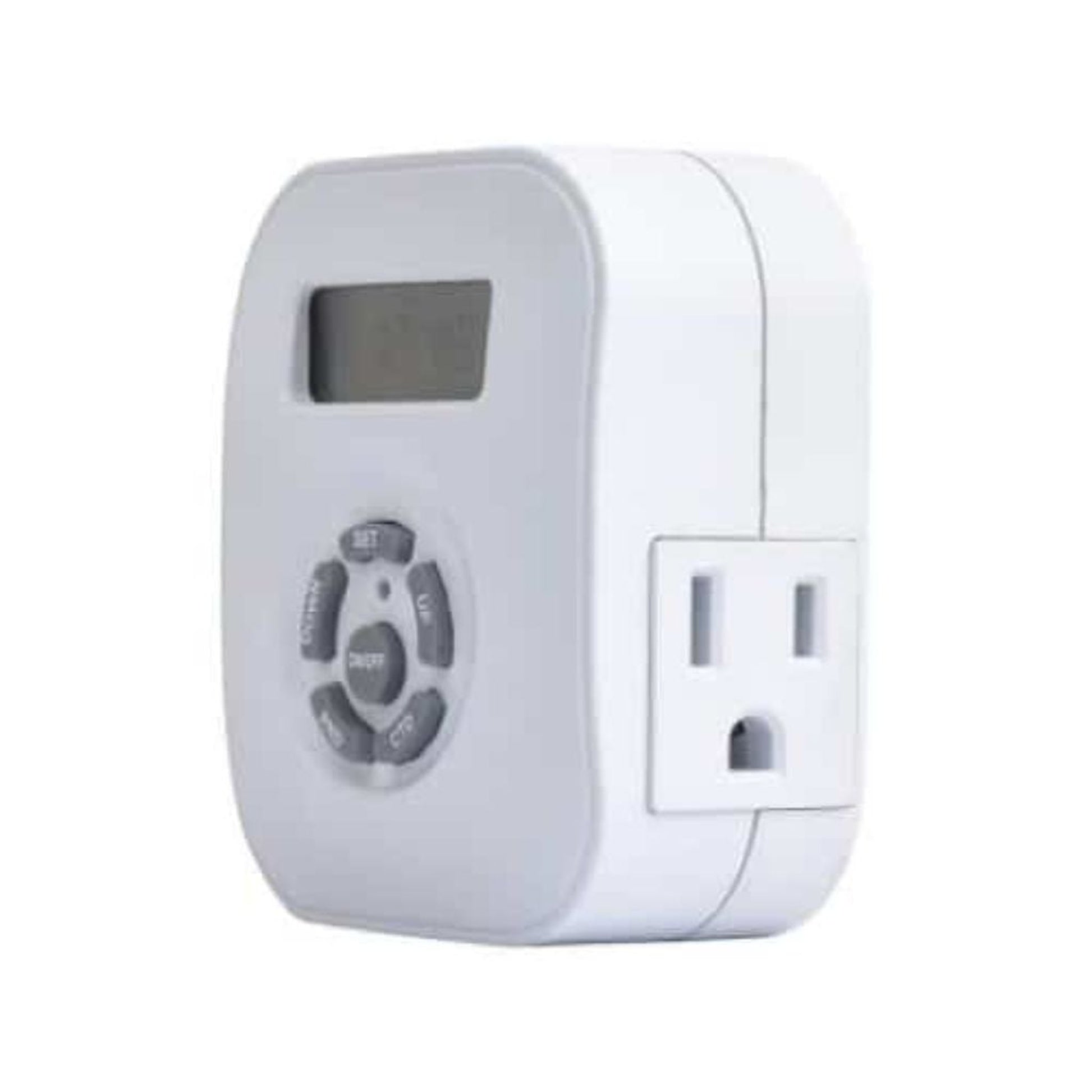 Amba Plug-In White Programmable Timer
