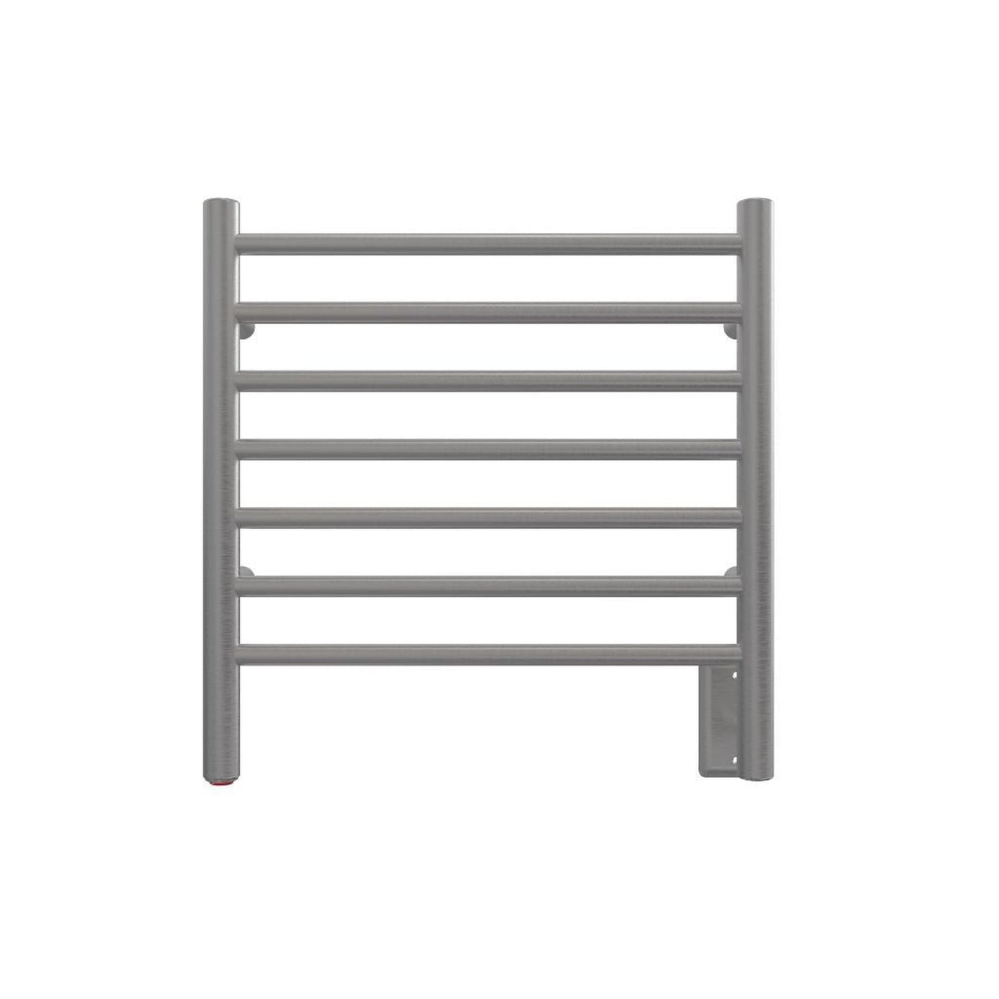 Amba Radiant Small 7-Bar Brushed Stainless Steel Plug-In Towel Warmer