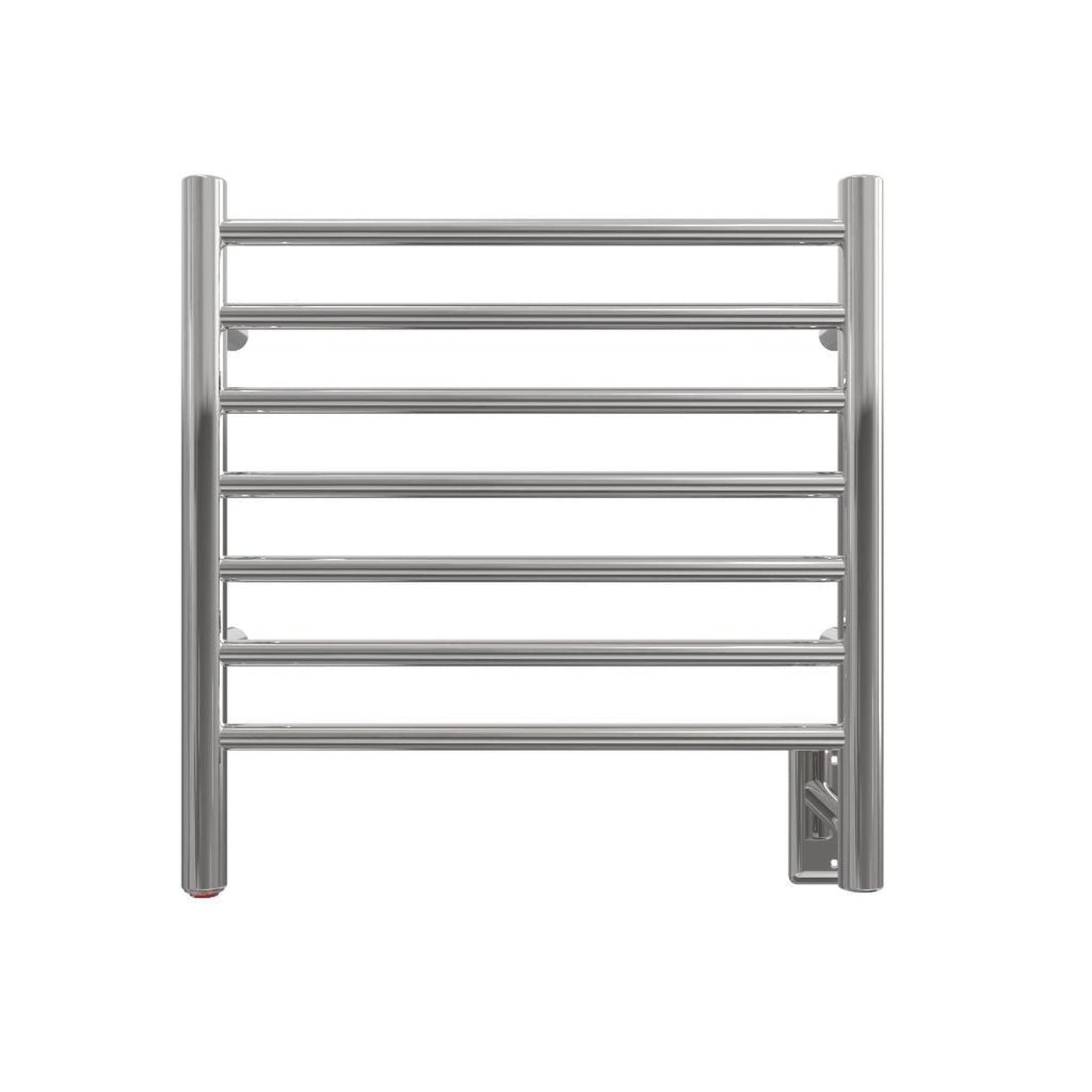 Amba Radiant Small 7-Bar Polished Stainless Steel Plug-In Towel Warmer