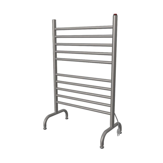 Amba Solo 24" Freestanding Brushed Stainless Steel Plug-In Towel Warmer