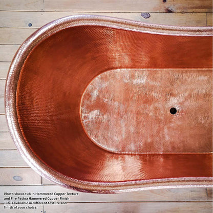 Amoretti Brothers Classica 60" Freestanding Soaking Copper Tub in Copper Finish