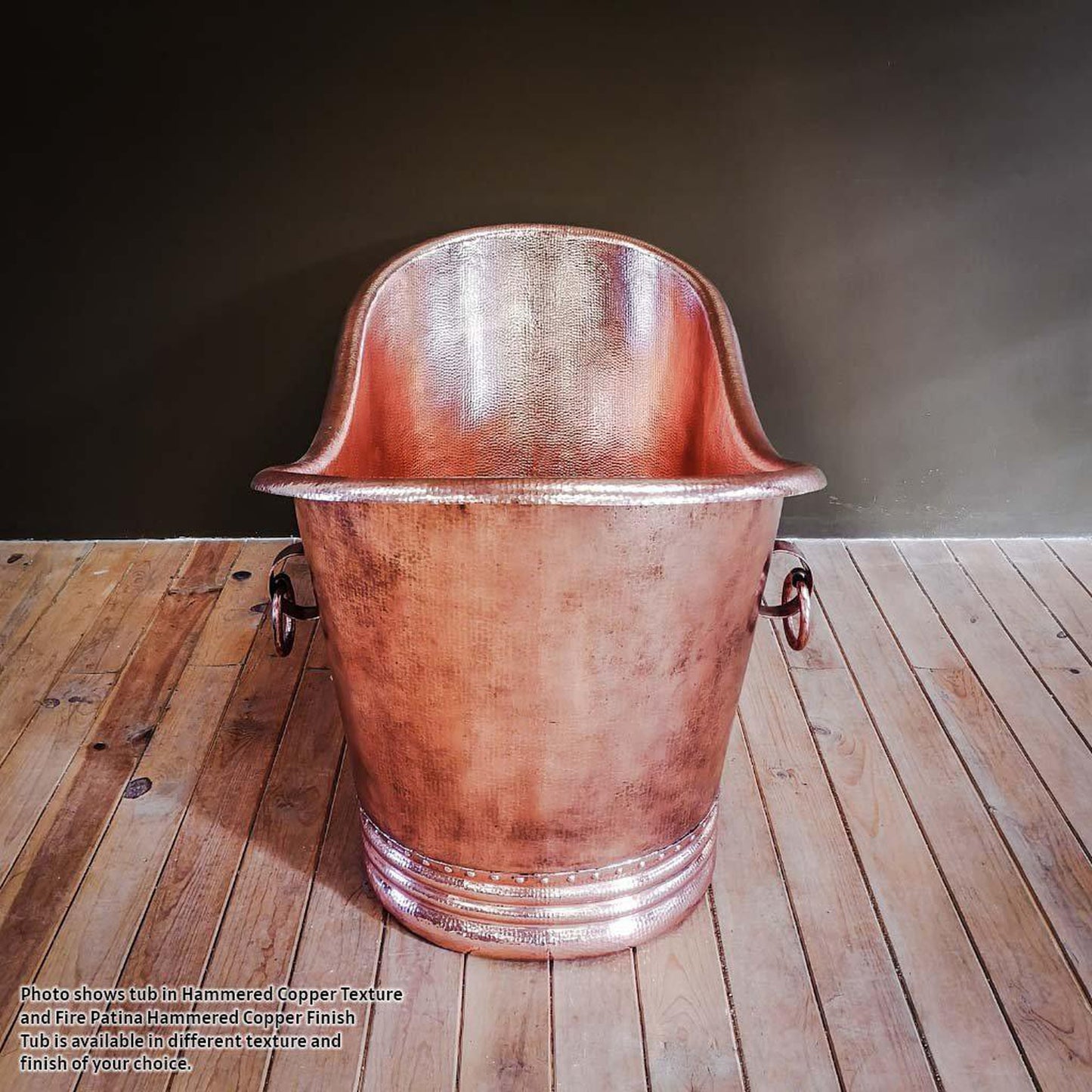 Amoretti Brothers Classica 63" Freestanding Soaking Copper Tub in Copper Finish