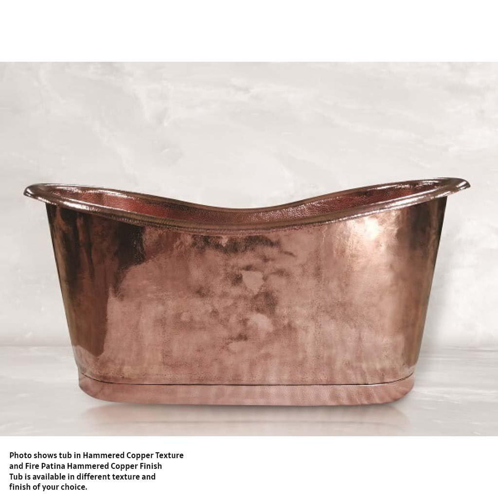 Amoretti Brothers Regina 60" Freestanding Soaking Copper Tub in Copper Finish