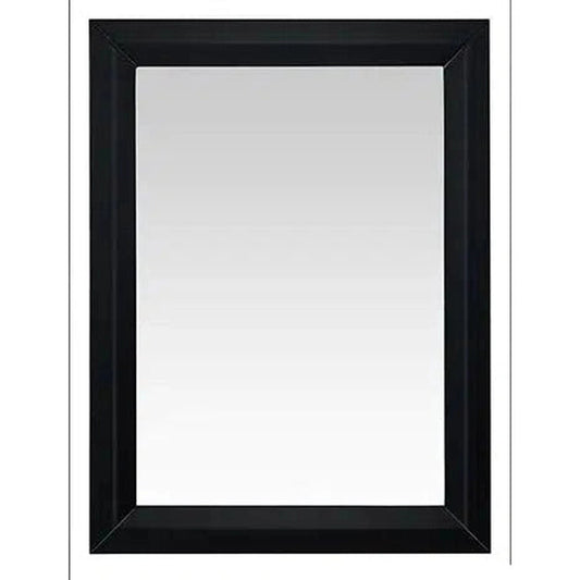 Ancerre Designs 24" x 32" Rectangle Black Onyx Solid Wood Framed Bathroom Vanity Mirror With Mounting Hardware