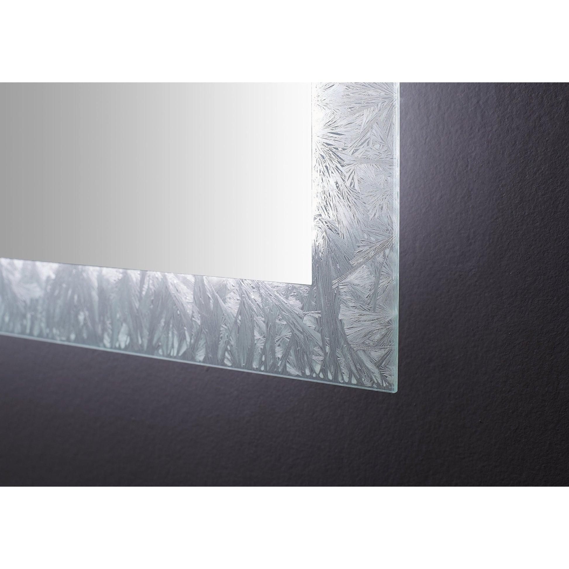 Ancerre Designs Frysta 30" x 40" Modern Rectangular LED Lighted Frameless Bathroom Vanity Mirror With Defogger, Dimmer and Mounting Hardware