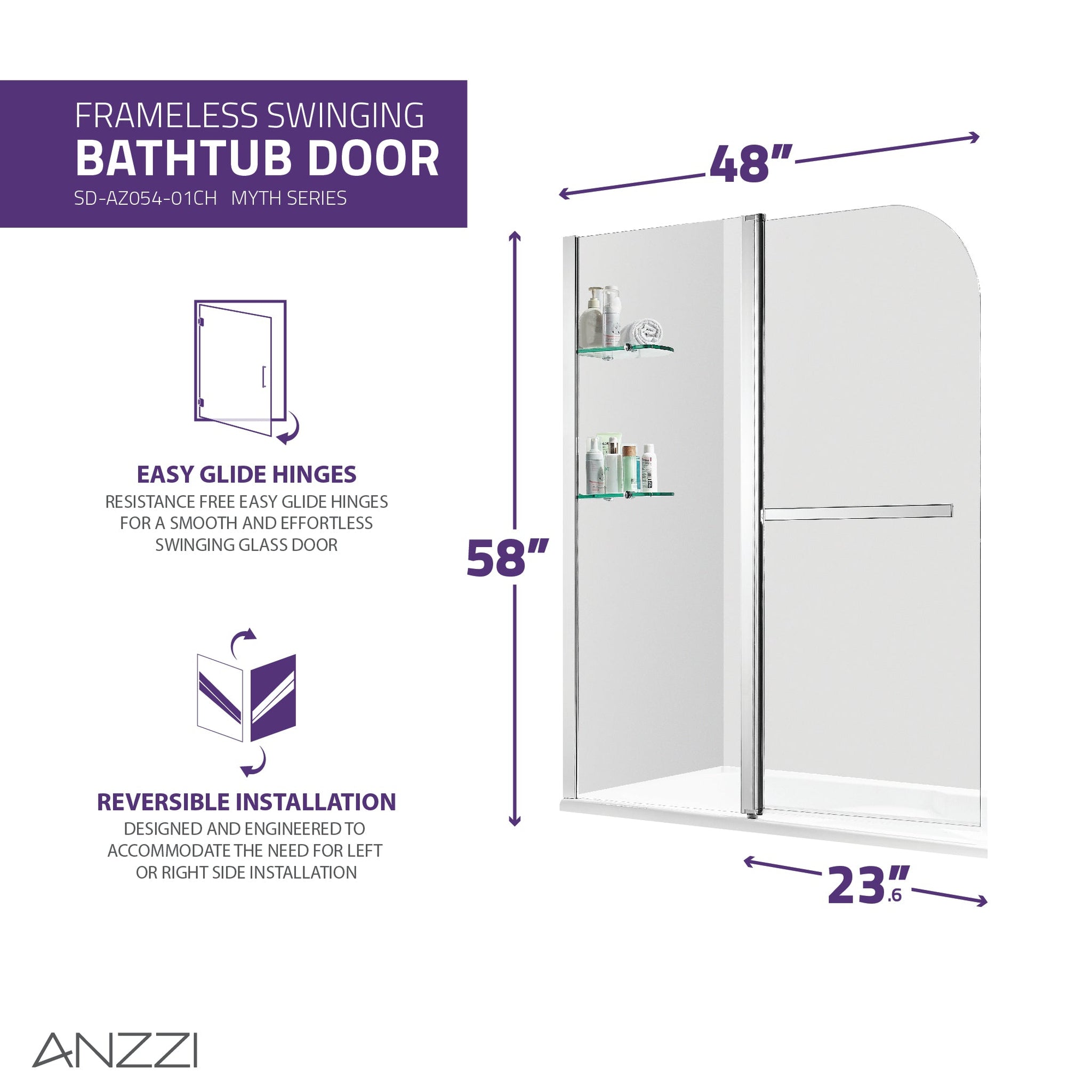 ANZZI Galleon Series White 