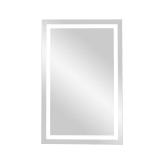 Aptations Sergeña Classic 24″ x 36″ Wall-Mounted Rectangular Hardwired Dimmable LED Back-Lit Vanity Mirror