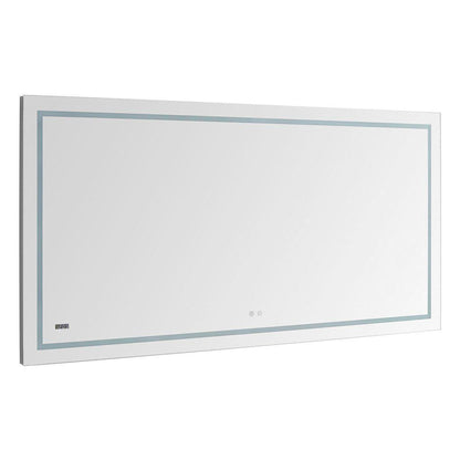 Aquadom Daytona 60" X 30" Rectangle Ultra-Slim Frame LED Lighted Bathroom Mirror With Defogger