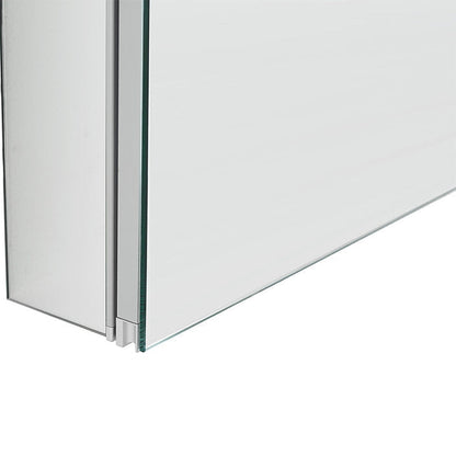 Aquadom Royale 15" x 70" Rectangular Recessed or Surface Mount Single Door Bathroom Medicine Cabinet