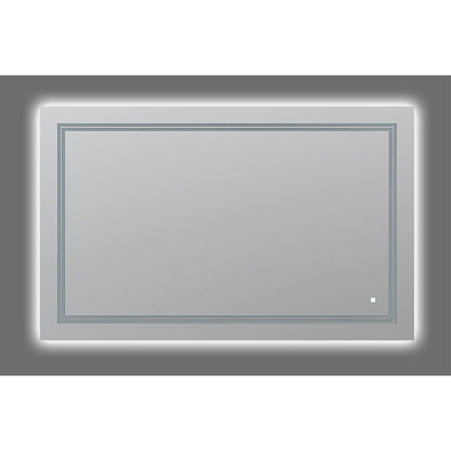 Aquadom SOHO 48" X 30" Rectangular Ultra-Slim Frame LED Lighted Bathroom Mirror With Defogger