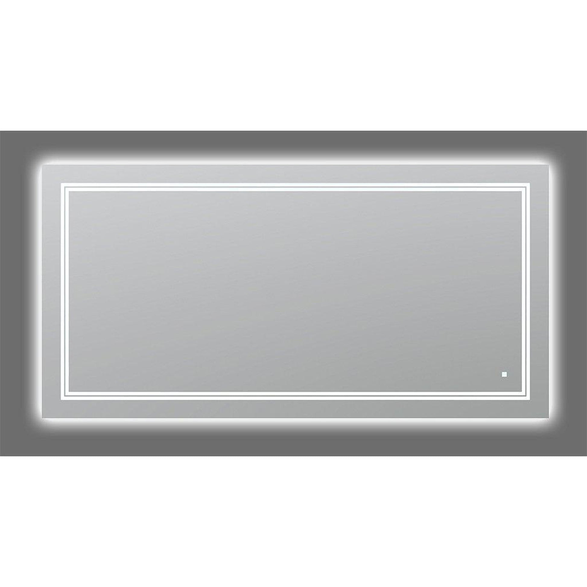 Aquadom SOHO 60" x 30" Rectangular Ultra-Slim Frame LED Lighted Bathroom Mirror With Defogger