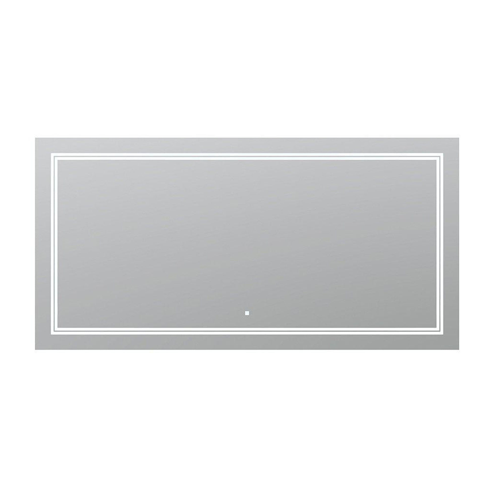Aquadom SOHO 60" x 30" Rectangular Ultra-Slim Frame LED Lighted Bathroom Mirror With Defogger