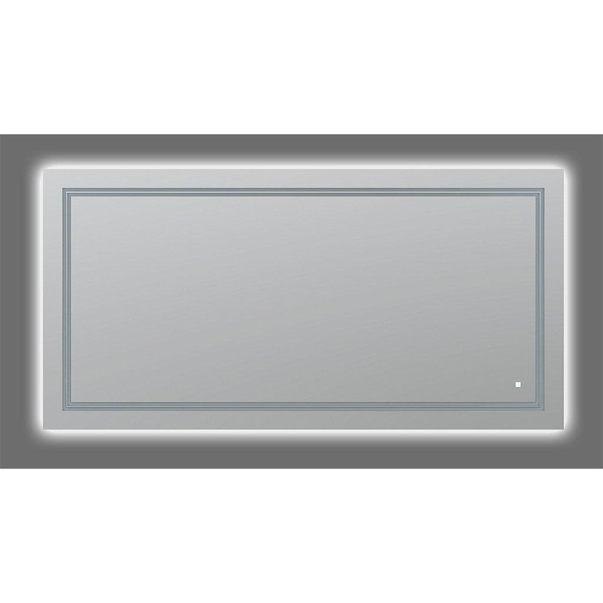 Aquadom SOHO 60" x 30" Rectangular Ultra-Slim Frame LED Lighted Bathroom Mirror With Defogger
